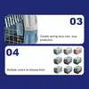 Airline Approved Portable Plastic Pet Carrier with Metal Door for Cats & Small Dogs (48 x 32 x 30) cm