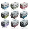 Airline Approved Portable Plastic Pet Carrier with Metal Door for Cats & Small Dogs (48 x 32 x 30) cm