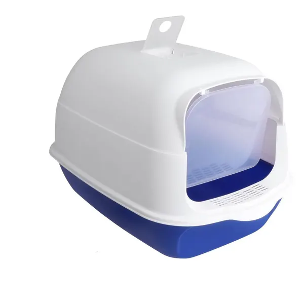 Detachable Enclosed Cat Litter Box with Scoop Odor Control Easy Clean (50x35x34cm)