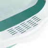 Detachable Enclosed Cat Litter Box with Scoop Odor Control Easy Clean (50x35x34cm)