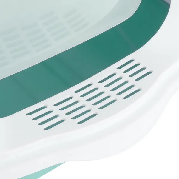 Detachable Enclosed Cat Litter Box with Scoop Odor Control Easy Clean (50x35x34cm)