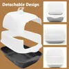 Detachable Enclosed Cat Litter Box with Scoop Odor Control Easy Clean (50x35x34cm)