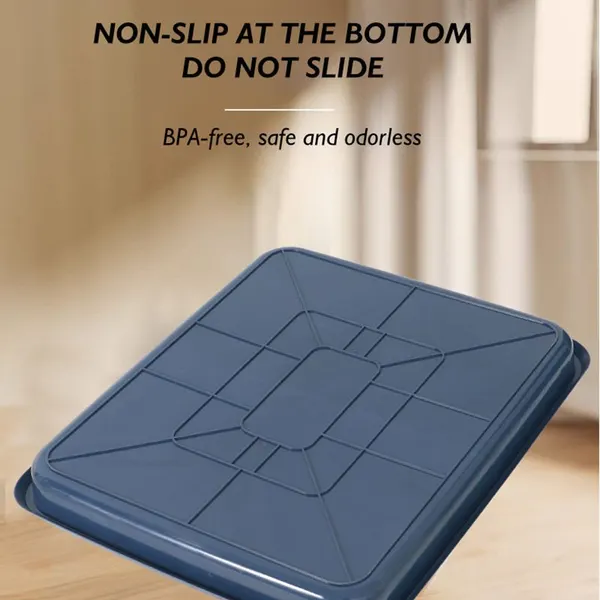 Plastic Dog Toilet Training Tray with Grid & Detachable Guide Post for Puppies & Small Dogs (45.5x38x4cm)
